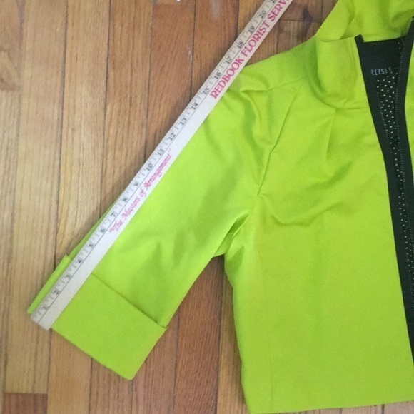 CARLISLE neon yellow/green cropped jacket - Picture 13 of 14